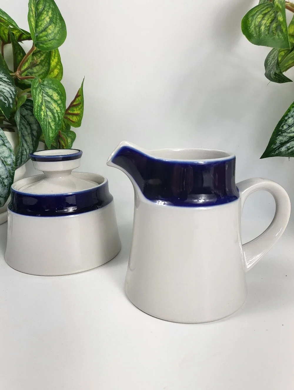 Noritake Sugar & Creamer - Primastone Fjord Running Free - Mid Century Vintage